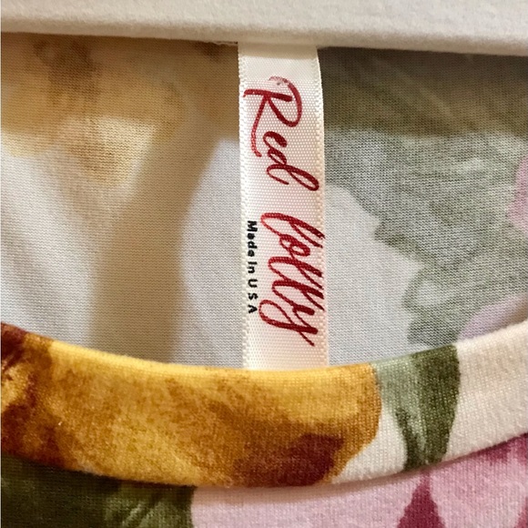 Red Lolly brand Large Floral Dress or Tunic - Picture 5 of 5